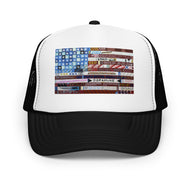 Four Score and a Rat Race Foam trucker hat
