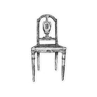 Sheraton Side Chair Kiss-cut vinyl decals