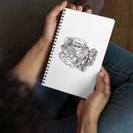 Pedal to the Floor Spiral notebook