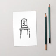 Sheraton Side Chair Standard Postcard