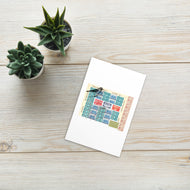 Mediterranean Para Poste Vertical Standard Postcard