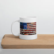 When War Pigs Fly White glossy mug