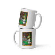 Japanese Zombie White glossy mug