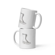 Always Dreaming of Fall White glossy mug