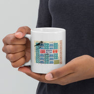 Mediterranean Para Poste White glossy mug