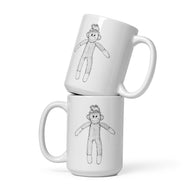 Frivolously Fabulous! White glossy mug