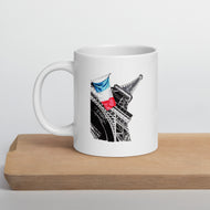 Viva La Re'volution White glossy mug