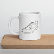 Feeling Brouge-ish White glossy mug