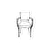 Mid Century Contemporary Upholstered Arm Chair Kiss-cut vinyl decals