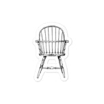 Windsor Sack Back Arm Chair Kiss-cut vinyl decals