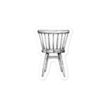 Modern Scandi-WIndsor Arm Chair Kiss-cut vinyl decals