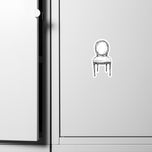 Transitional Oval Back Sheraton Side Chair Kiss-cut vinyl decals