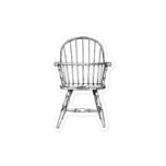 Windsor Sack Back Arm Chair Kiss-cut vinyl decals