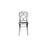 Thonet Side Chair Kiss-cut vinyl decals