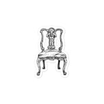 Chippendale Side Chair vinyl decals