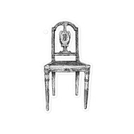 Sheraton Side Chair Kiss-cut vinyl decals