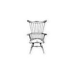 Comb Back Windsor SIde Chair Kiss-cut vinyl decals