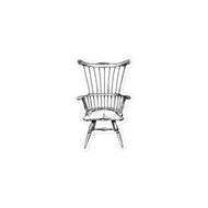 Comb Back Windsor SIde Chair Kiss-cut vinyl decals
