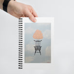 Tail in the Clouds Spiral notebook