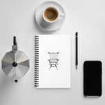 Comb Back Windsor SIde Chair Spiral notebook