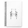 British Campaign Chair Spiral notebook