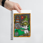 Japanese Zombie Spiral notebook