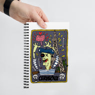 E'le'gant Mort-Vivant Spiral notebook