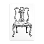 Chippendale Side Chair Vertical Standard Postcard
