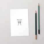 Modern Scandi-WIndsor Arm Chair Standard Postcard