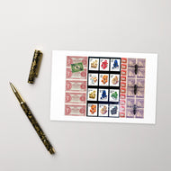 Minerals In Correspondence Horizontal Standard Postcard