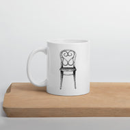 Thonet Side Chair White glossy mug