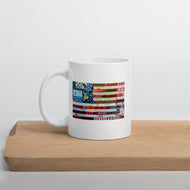 Premium Body Bags White glossy mug