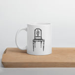 Sheraton Side Chair White glossy mug