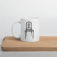 Sheraton Side Chair White glossy mug