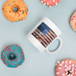 When War Pigs Fly White glossy mug