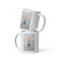 Tail in the Clouds White glossy mug