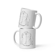 Appropriately Snooty White glossy mug