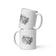 Pedal to the Floor White glossy mug