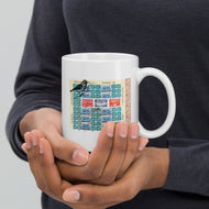 Mediterranean Para Poste White glossy mug