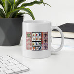 Minerals and Correspondence White glossy mug