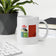 Orient In Crisis White glossy mug