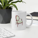 Caribbean Queen White glossy mug