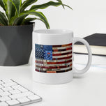 When War Pigs Fly White glossy mug