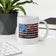 Four Score and a Rat Race White glossy mug