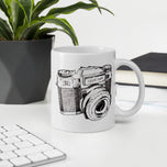 Caught on Film White glossy mug