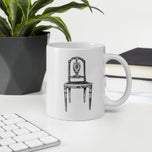 Sheraton Side Chair White glossy mug