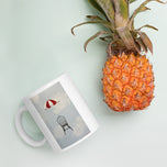 Geronimo Below White glossy mug