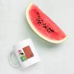 Orient In Crisis White glossy mug
