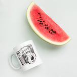 Caught on Film White glossy mug