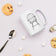 Windsor Sack Back Arm Chair White glossy mug